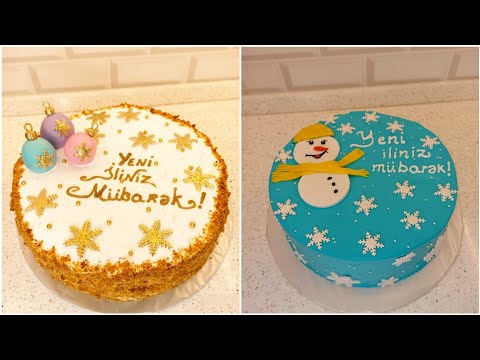 Yeni il tortlarının hazırlanması #chirtmas cake,#nərgizingünlüyü,