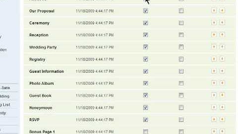 Creating your own wedding website with The Knot