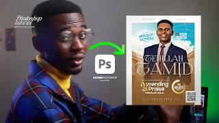 Photoshop Tutorial: Church flyer design (Gospel music flyer design)