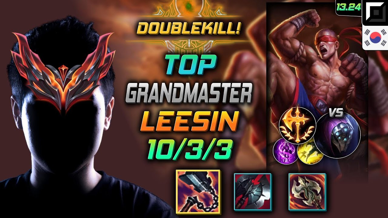  lee sin top kr 13 24 youtube