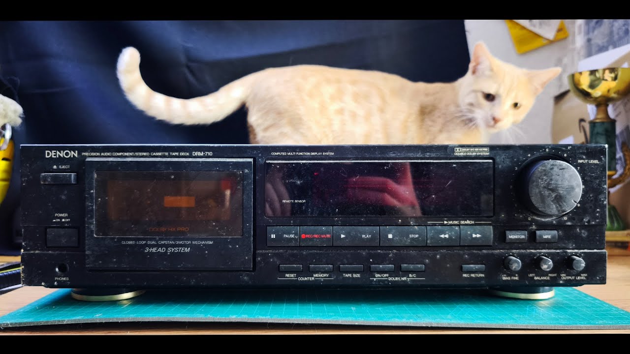 🗑 -Дары мусорки- Кассетная дека Denon DRM-710