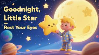 Goodnight, Little Star, Rest Your Eyes | Gentle Lullaby for Babies & Kids 🌙⭐🎶