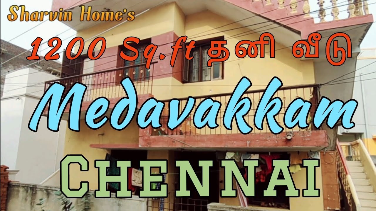 ID 30 Individual House for Sale Rental Medavakkam