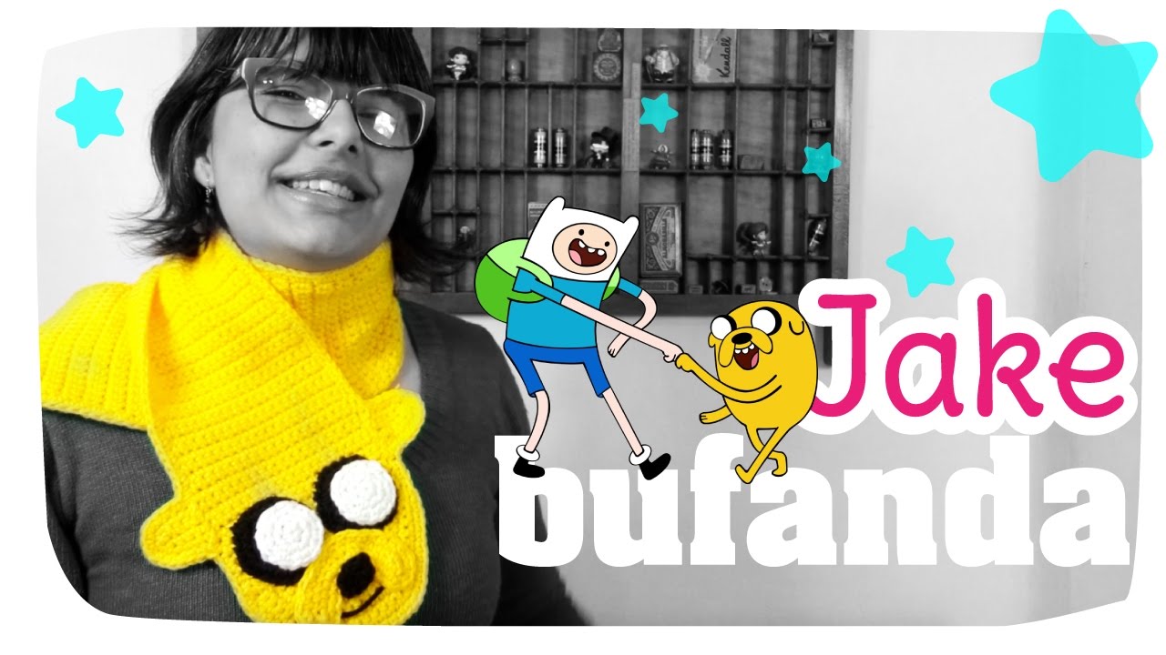 Jake el Perro - Bufanda HORA DE AVENTURA - Tejido Kawaii #08