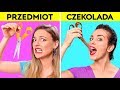 PRAWDZIWE PRZEDMIOTY VS CZEKOLADA || Wygrywa ten, co zje DO KOŃCA! Test Smaku od 123 GO! CHALLENGE