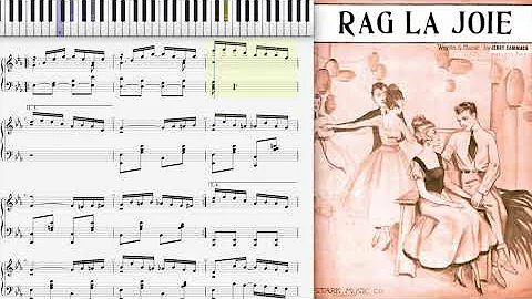 Rag La Joie by Jerry Cammack (1918, Ragtime piano)