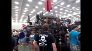 Walking around the Dealers room in Otakon 2012