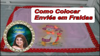 Como colocar viés em fraldas