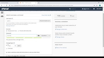 Wordpress Video 7 Creating email account from cPanel