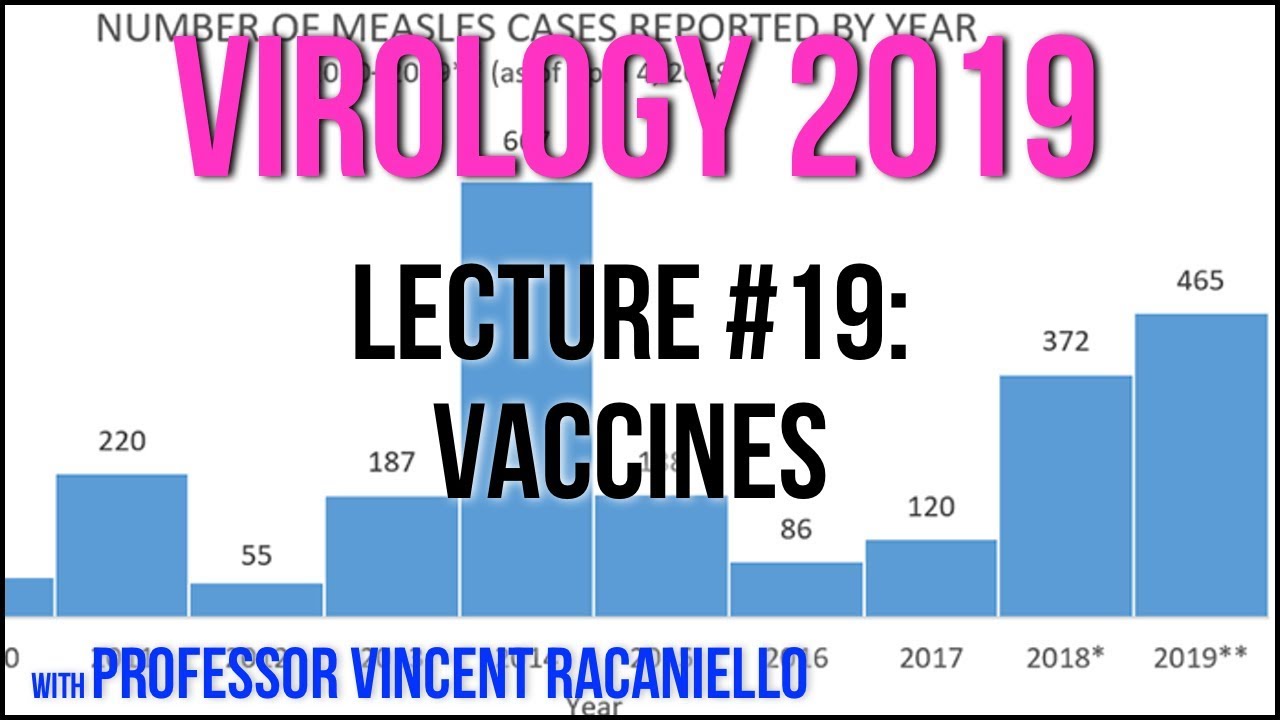 Virology Lectures 2019 #19: Vaccines