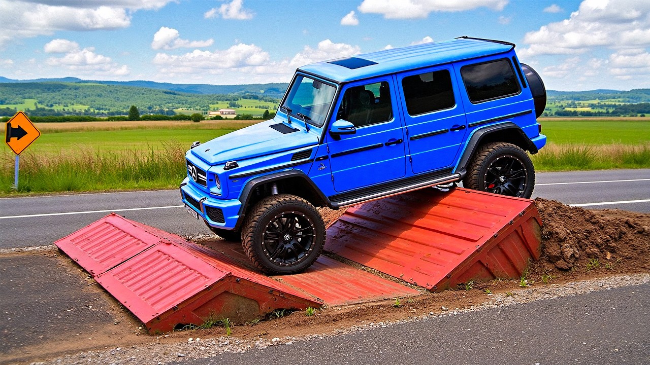 Cars vs Upside Down Speed Bump Challenge in BeamNG Drive!