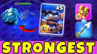 Meteor Golem Attack Strategy with Rocket Backpack Is Insane - TH18 Legend League