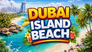 Dubai’s Hidden Paradise 🌴 | Stunning Island Beach You Must Visit in 2026! #dubaiisland #beaches  screenshot 5