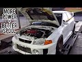 Evo 5 Gets My Favorite Turbo EVER! (Install + Dyno)