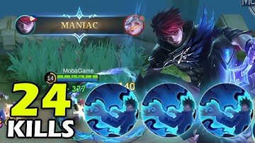 24 KILLS + MANIAC!! Julian Insane Attack Speed Build - Build Top 1 Global Julian ~ MLBB