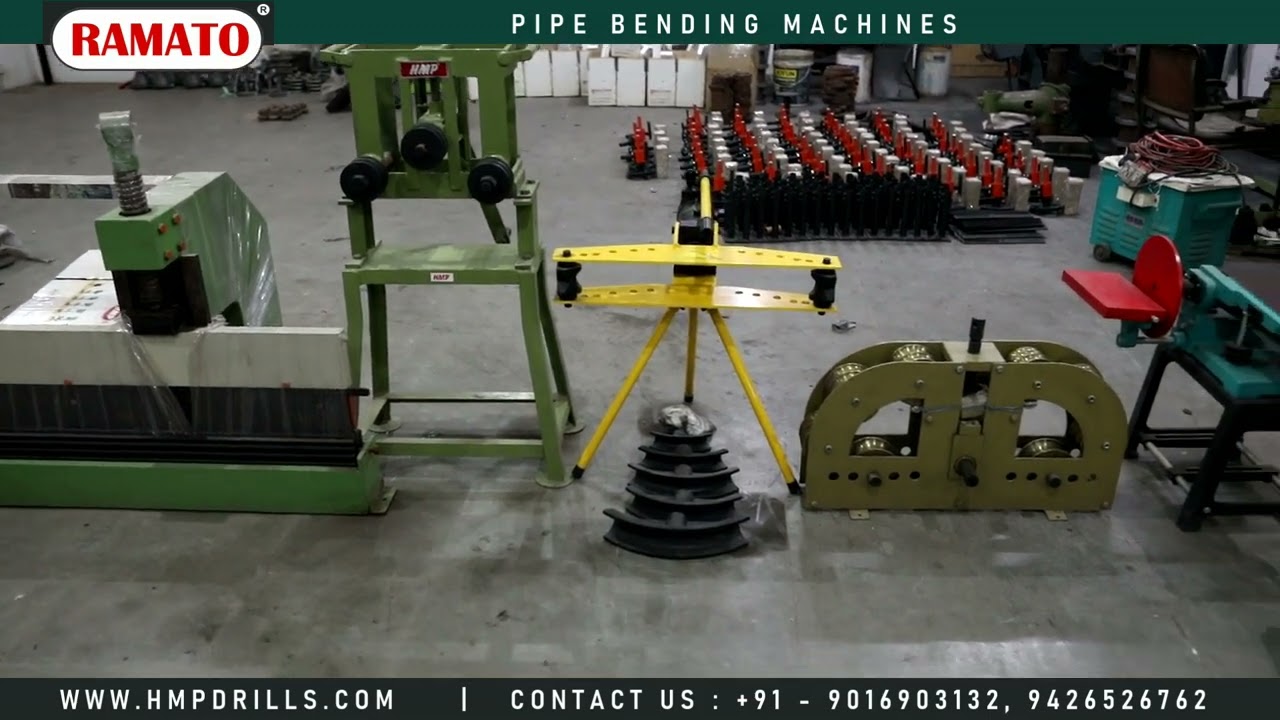 Motorised Round Ring Three Roller Pipe Bending Machine, Hydraulic Tube Bender, Manual Pipe Benders