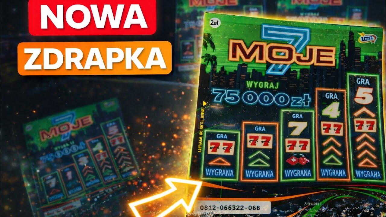 Zdrapki Lotto 🤑 NOWA ZDRAPKA MOJE 7 – Sprawdzam czy trafie WYGRANĄ!