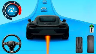 Impossible Crazy Cars Mega Ramp Car Stunts Racing Driver Master Simulator Games Android Gameplay P34 screenshot 3