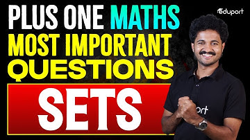 Plus One Maths Chapter 1 Sets Important Questions | Eduport