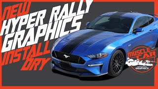 2018+ Ford Mustang Racing Stripes Decals Easy Install Tips Vinyl Graphics Installation | #MuscleCar