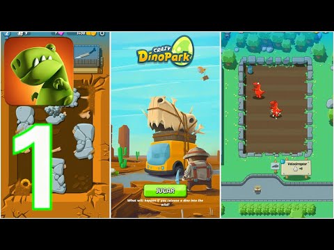 Crazy Dino Park-(Gameplay 1)-Ammonoidea Y Velocirraptor