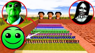 ALL NEXTBOTS ATTACK! BIG AUUGHH vs OBUNGA &amp; LOBOTOMY (GMod)