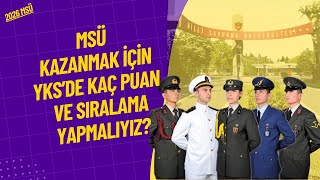 Msü Kazanmak İçi̇n Yks Kaç Puan Ve Siralama Yapmaliyiz? 2026 Msü