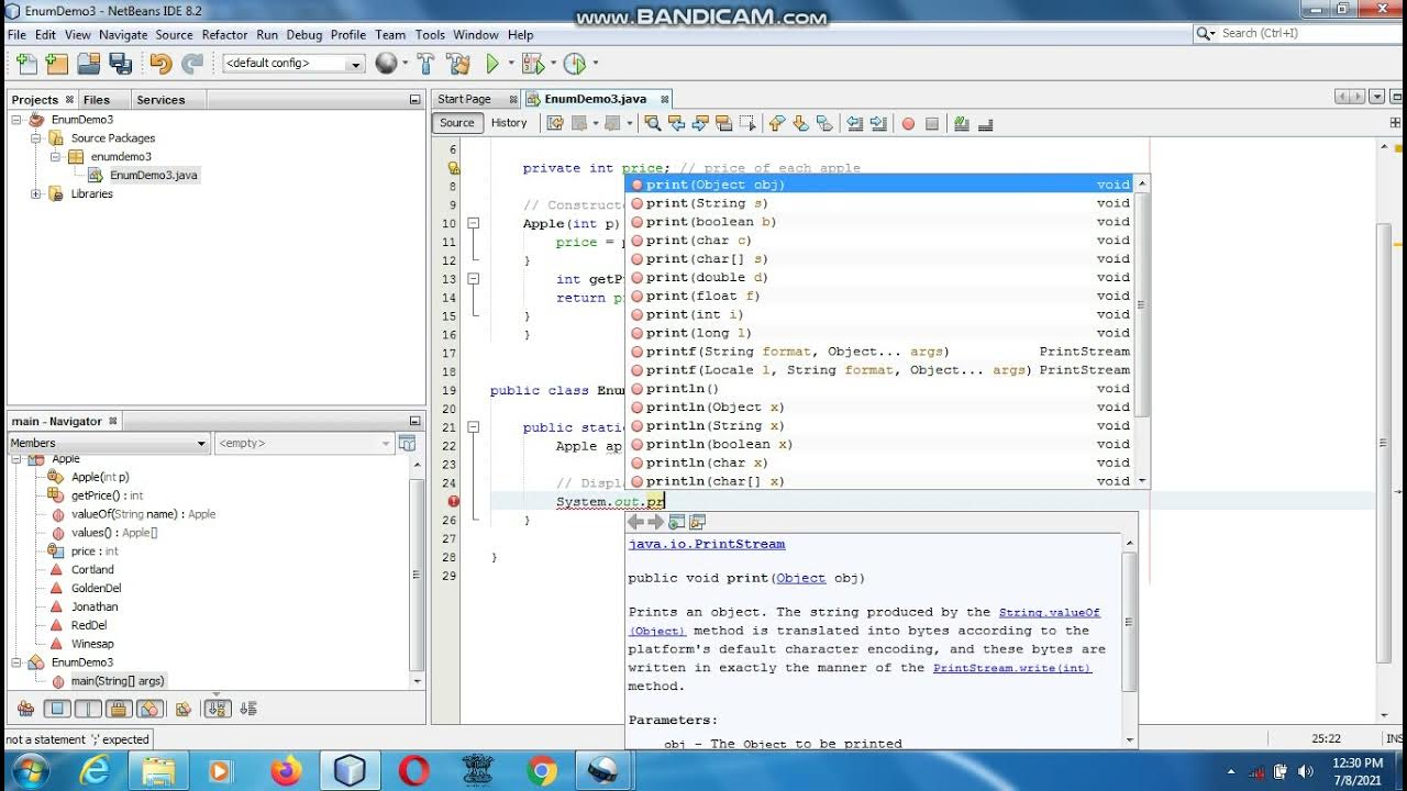 Java the complete Reference Ninth Edition (Chapter 12) Example (3) Java ...