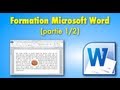 Cours / Formation Microsoft Word (partie 1/2)