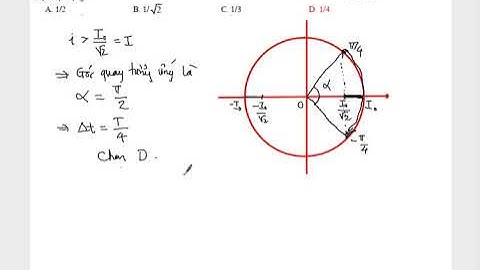 Giá trị tức thời của dòng điện xoay chiều