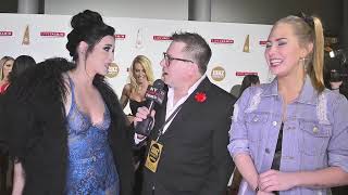 4K60 Remastered Aiden And Carter On The Red Carpet At Xbiz Awards In Los Angeles, Ca.