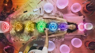 Body Attunement Sound Bath | Chakra Balancing Music for Meditation & Sleep [Unintentional ASMR]