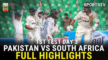Full Highlights | Pakistan vs South Africa Test Series 2025 | 1st Test Day 3 | PCB | M3U1U