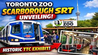 🚄 Toronto Zoo Unveils Restored Scarborough SRT Car 2025 | Historic TTC Transit Exhibit | 4K HDR60FPS