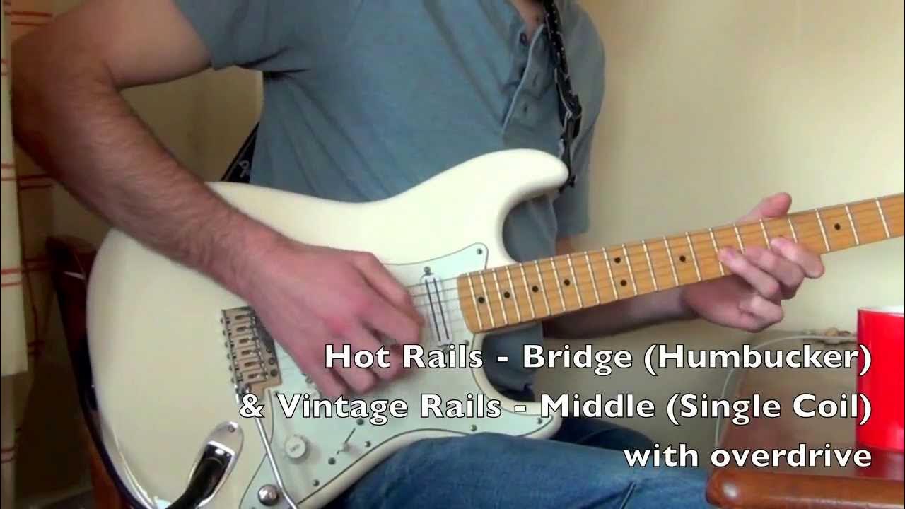 Colm Lindsay Seymour Duncan Hot Rails, Vintage Rails, Cool Rails test