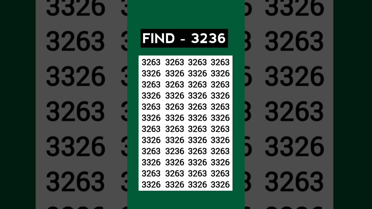 ASMR Eye Test 👁️ | Find 3236 Hidden Fast! | Most Relaxing Focus Challenge 