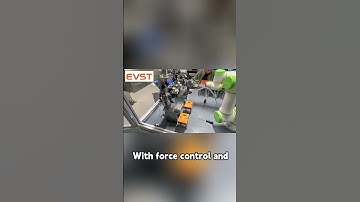 A Cobot for Safe Machine Tending.#collaborativerobot #robotics #loadingunloading #factory