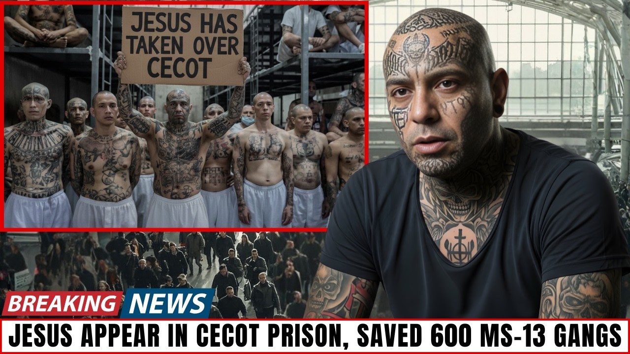 Jesus is appearing in CECOT Prison (El-Salvador) right now to hundreds of Gangs! The testimonies
