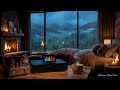 🎷 Midnight Rainy Loft Lounge Sounds | Warm Apartment with Smooth Piano Vibes #jazz #music