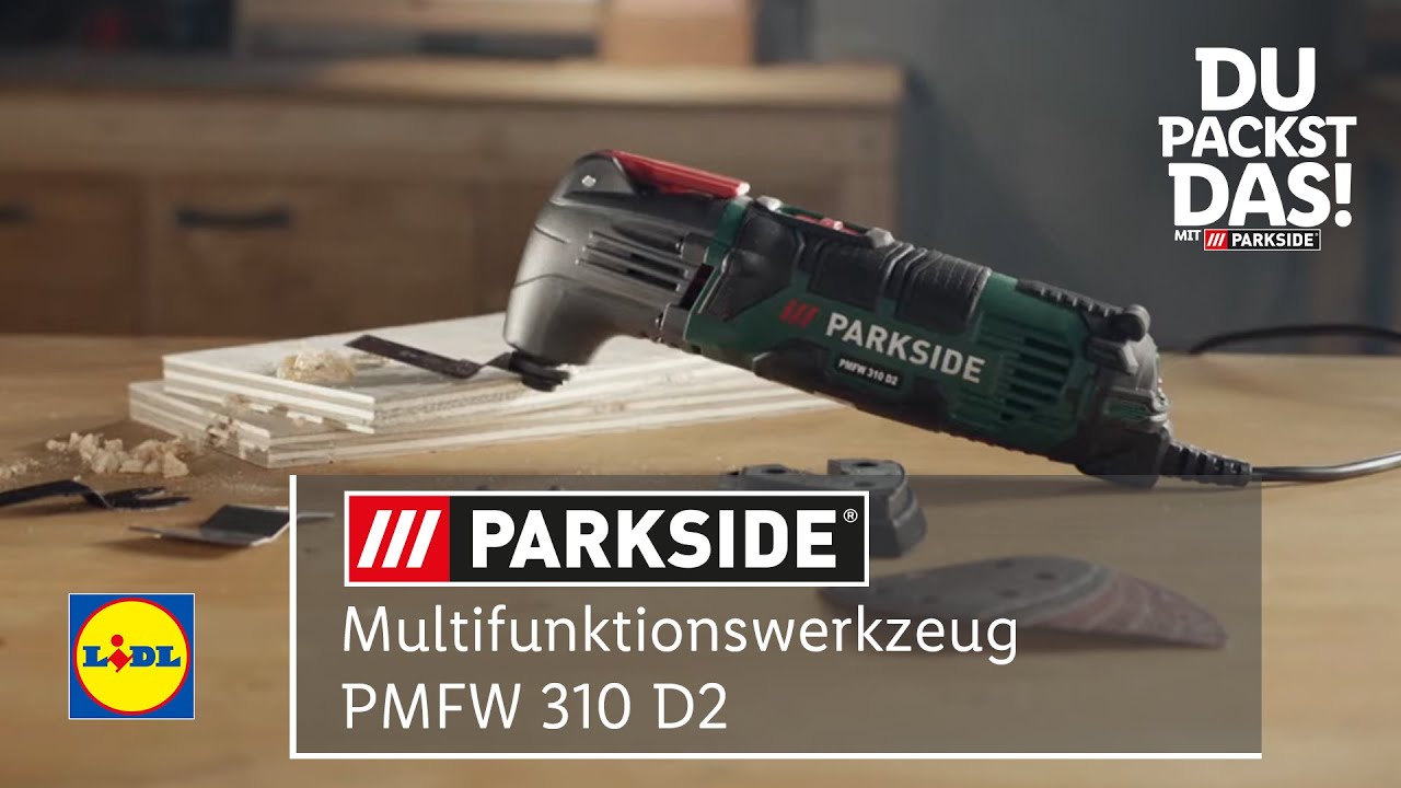 Du packst das! Multifunktionswerkzeug PMFW 310 D2 | Lidl Parkside - YouTube
