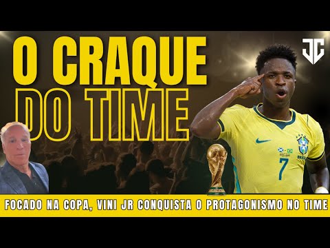 VINI JR É O GRANDE  DESTAQUE DA SELEÇÃO NA COPA 📱