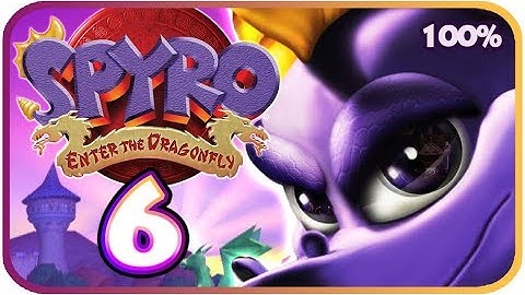 Spyro: Enter the Dragonfly Walkthrough Part 6 (Gamecube, PS2) 100% Monkey Monastery