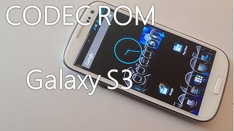 How To Install CodecRom (Android 4.1.2) On Galaxy S3 GT-I9300