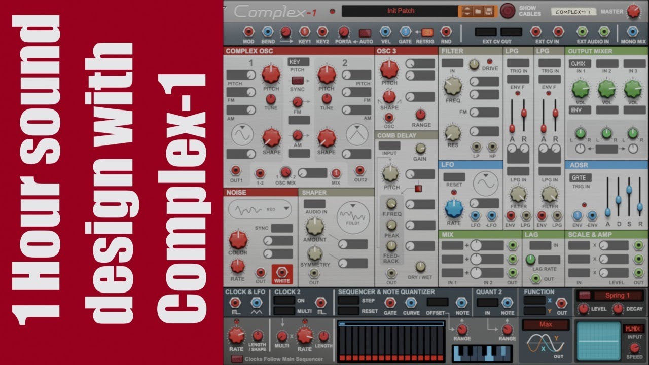 1 Hour sound design W/ Complex-1