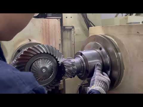 ChamolGear | Spiral Bevel Gear Rolling Inspection – Contact Pattern Test