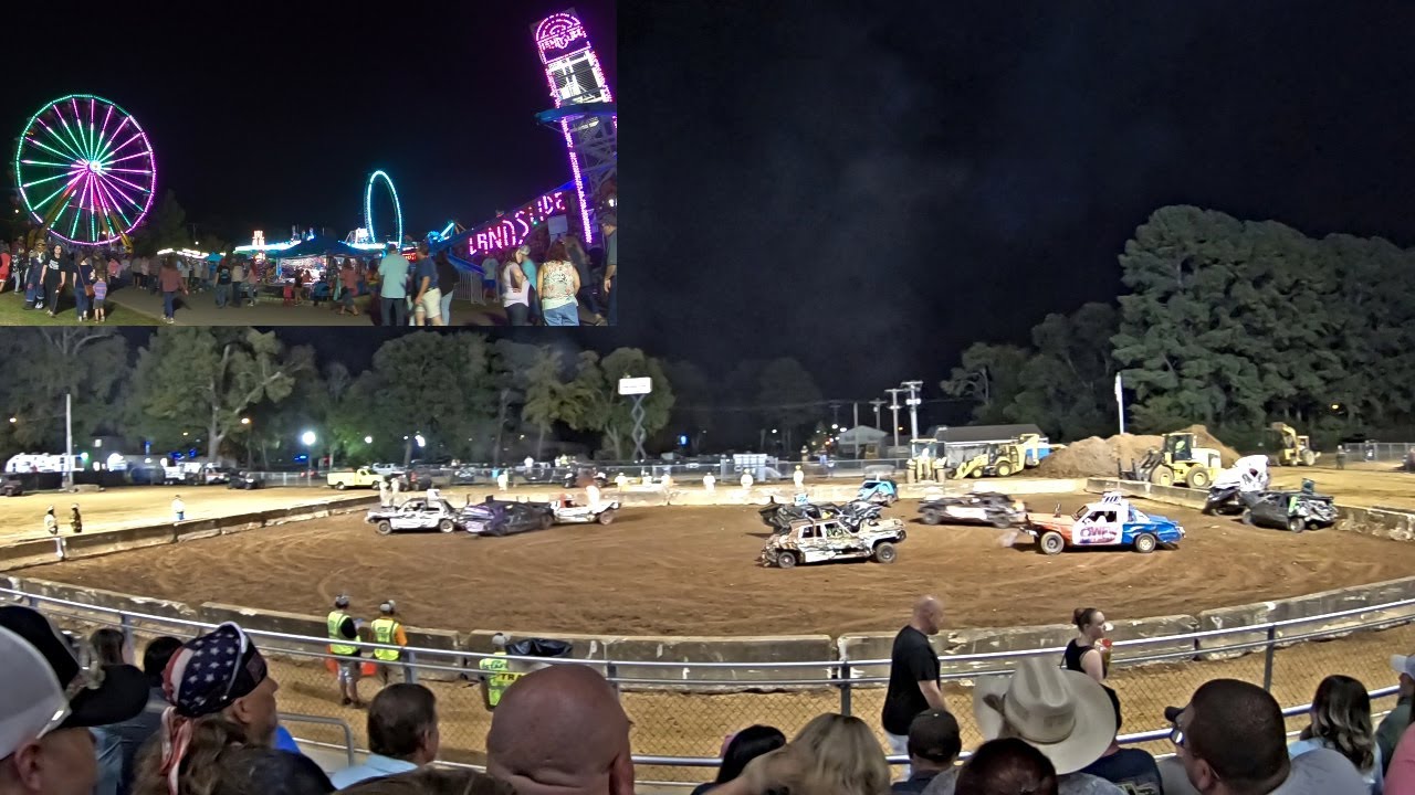 MTDF 2021 DEMOLITION DERBY & MIDWAY RIDES Lawrenceburg, TN YouTube
