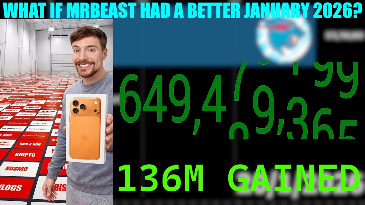 What if MrBeast gained more subs in January 2026?
