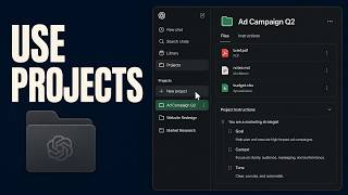 How to Use Projects in ChatGPT - Complete Beginner Guide (2026)