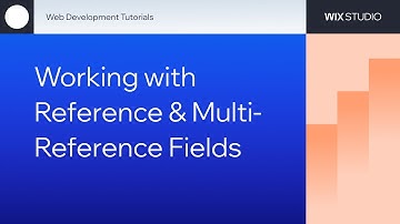 Getting Started with Reference and Multi-Reference fields in Wix Studio