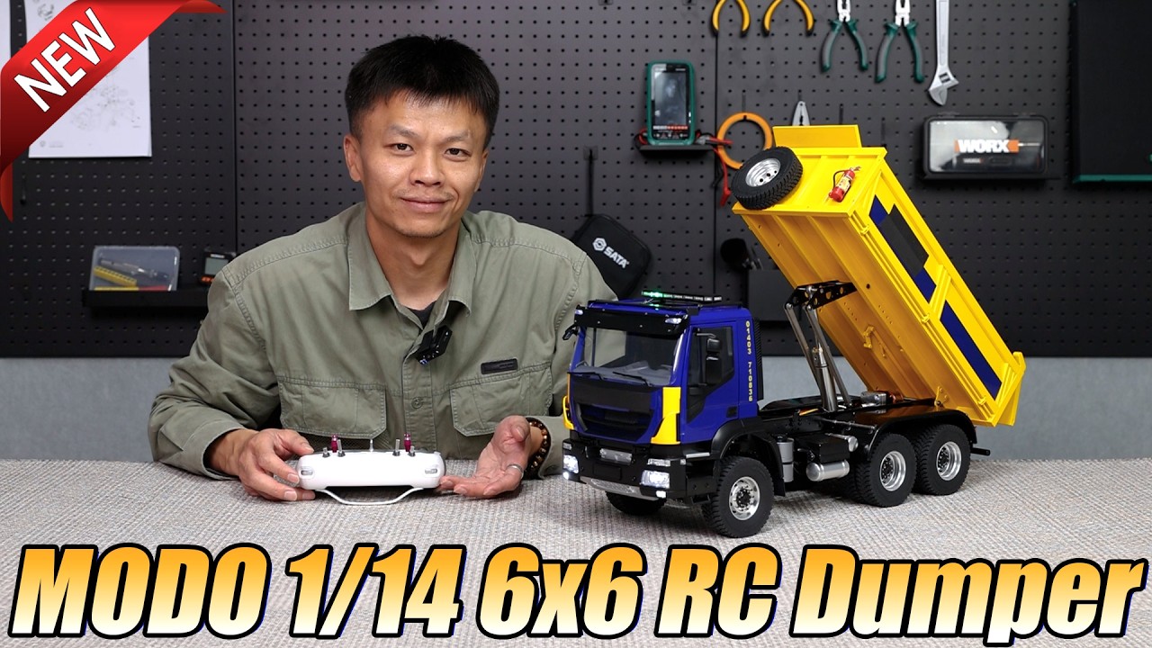 Newly released the truck! Details of the MD 1/14 6x6 Hydraulic RC